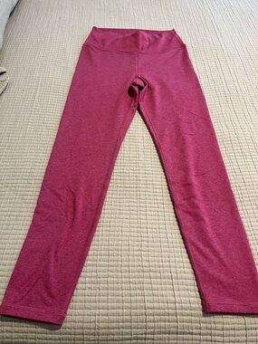 Old Navy Womens Cloud Comfy Raspberry Pink High-Waist Leggings